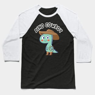 Dino Cowboy Baseball T-Shirt